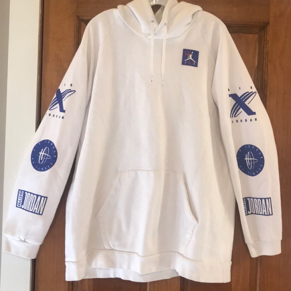 Air Jordan by Tinker Men’s White Hoodie